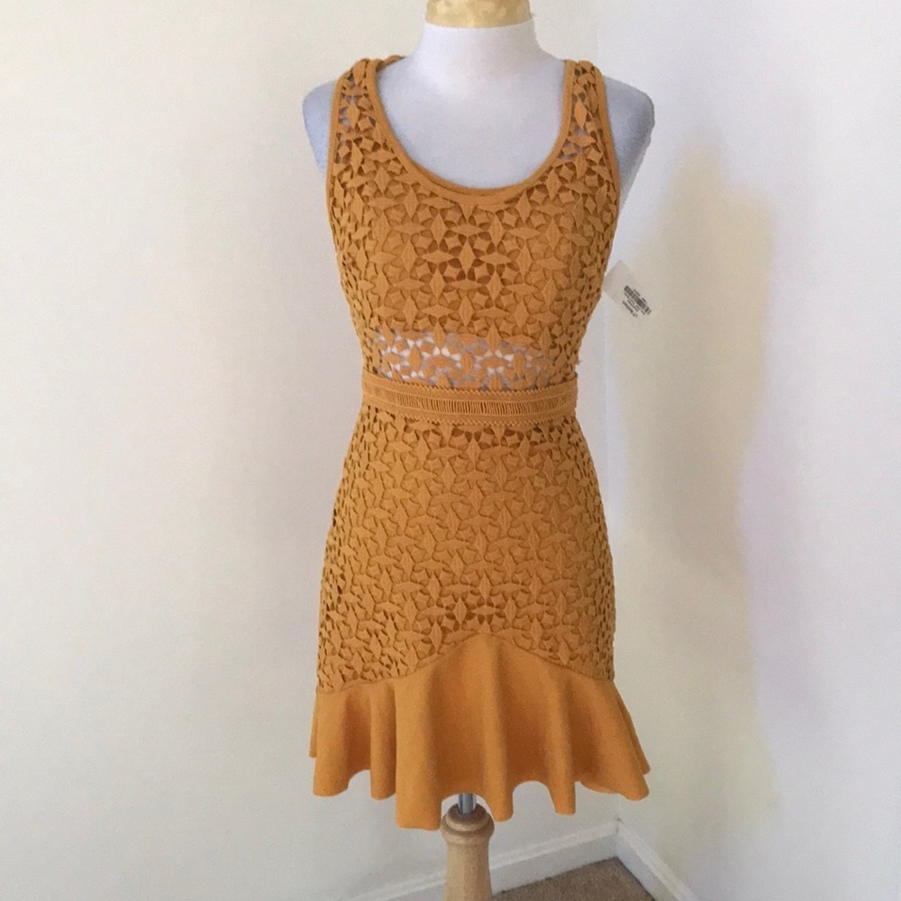 NWT! Stylestalker small honey lace Solana dress.